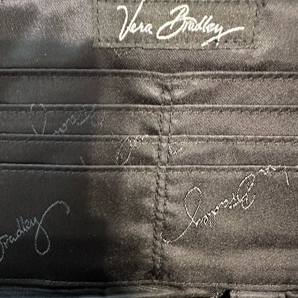 Vera Bradley quilted cotton zip-around wallet in "Dogwood" floral pattern - Picture 8 of 8